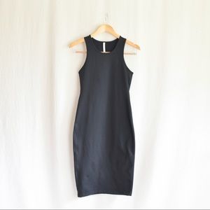 Aritzia Black Midi Tank Dress